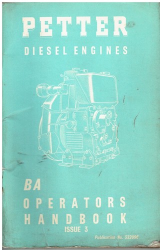 Petter series diesel engine - ba,