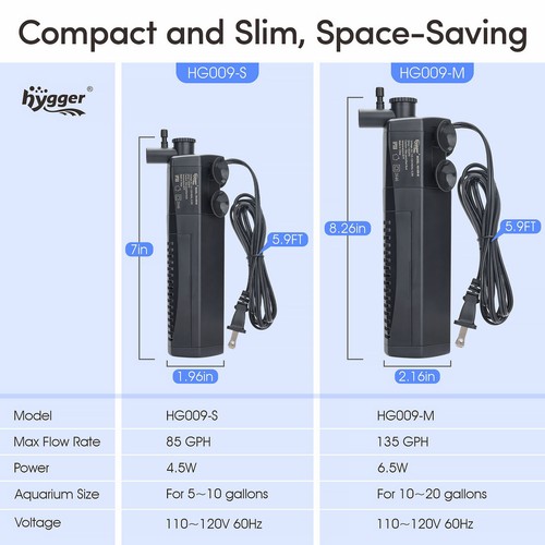 Hygger aquarium filter - aquarium,