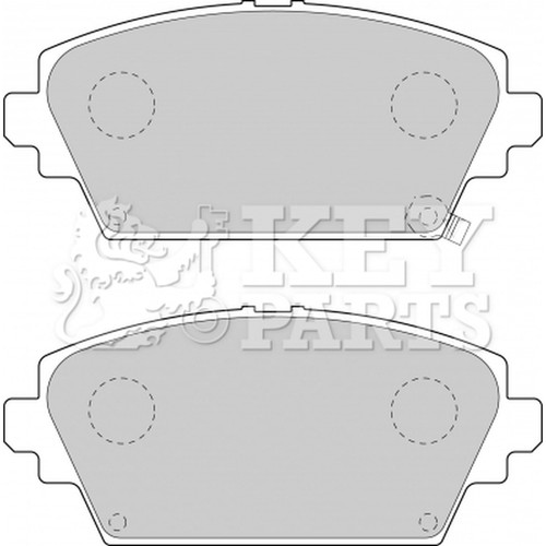 Brake pads set - pads, for