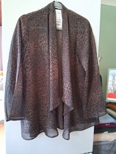 Ladies Sheer Animal Print