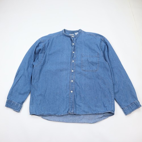 Vintage band collar denim - vintage,
