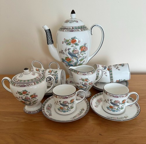 Vintage wedgwood kutani crane - vintage,