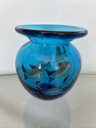 Vintage murano glass - fish, art