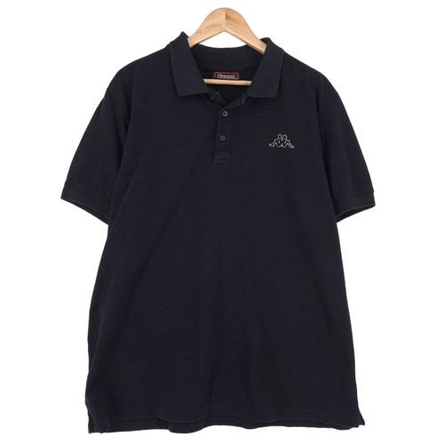 Kappa mens polo shirt - mens, black