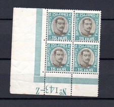 Iceland 1920 old Service-stamp