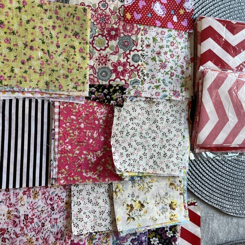 Block printed 200 pcs charm - block,