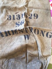 WWII Army Kit Bag, Tags, Suitcase