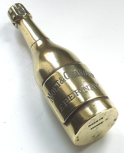Antique brass pepperette moet - brass,