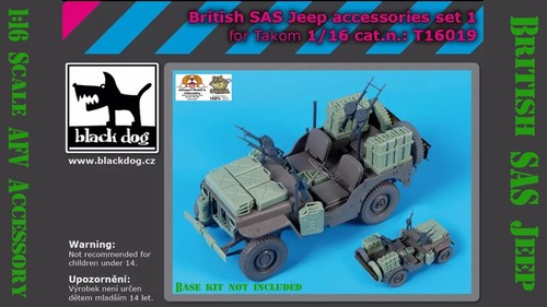 Scale british sas jeep - british,