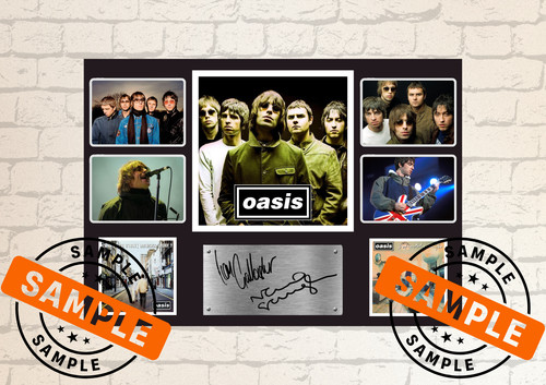 Oasis liam noel autographed - liam,
