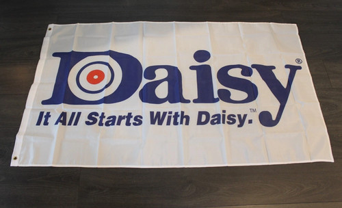 Daisy guns banner - guns, flag