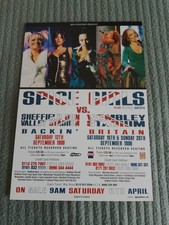 SPICE GIRLS Memorabilia. Concert Tour 1998 flyer / handbill. Wembley Sheffield