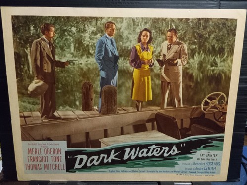 Lobby card 1944 dark - card,