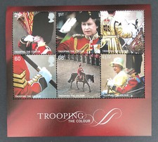 2005 mnh trooping the - mnh,