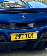 ONLY TOY Private Number Plate 