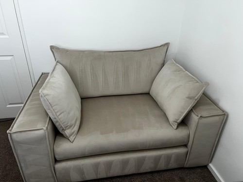 Lovise velvet cuddle chair - lovise,