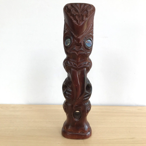 Maori teko wooden - maori, statue