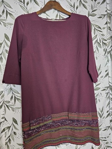 Angela mele milano dress plum - angela,