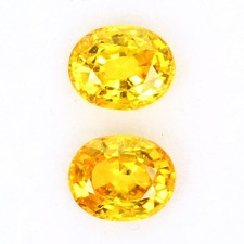 PAIR!1.09ct Oval 5.2x4mm
