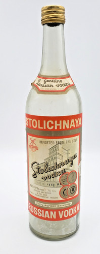 Vintage stolichnaya vodka - vintage,