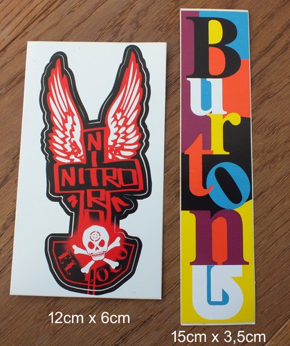 Decal stickers nitro burton - nitro,