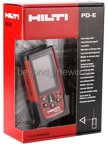 Hilti laser meter with - pd-e,