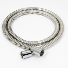 ECOSPA Stainless Steel Shower Hoses with Washers - 1m, 1.25m, 1.5m, 1.75m, 2m
