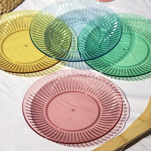Set melamine ribbed - of,