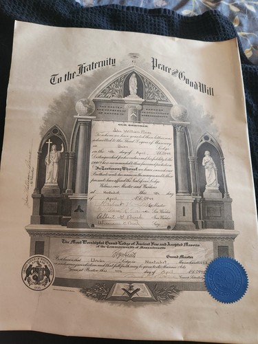 Third degree masonry - third, of
