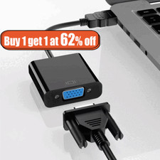 HDMI INPUT to VGA OUTPUT – HDMI to VGA Converter Adapter for PC DVD TV Monitor