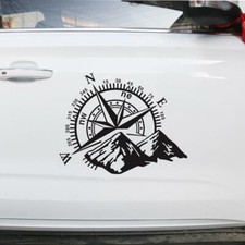 Car sticker offroad - car, compass