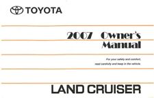 2007 Toyota Land Cruiser Owners Manual User Guide Reference Operator Book Fuses
