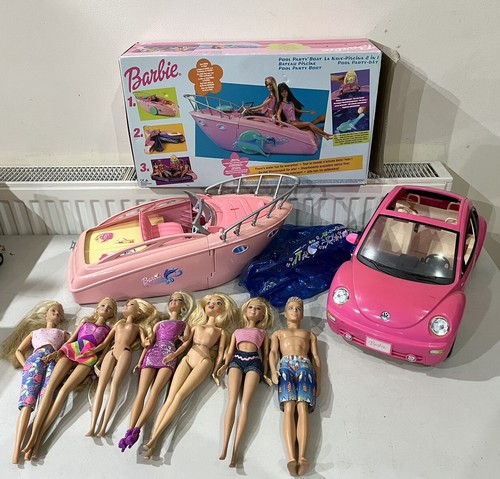 Vintage barbie pool party boat - barbie,