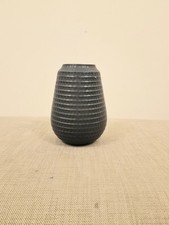 Vase-Next Black Embossed