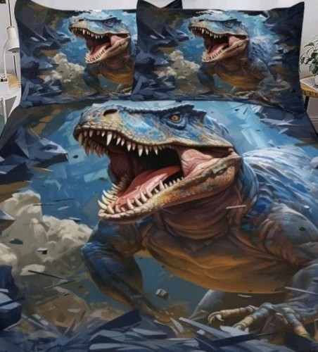 Dinosaur bed set single - bed,