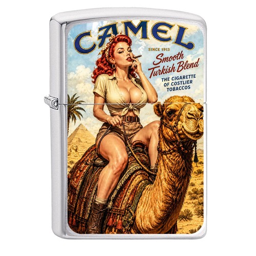 Camel zippo anime girl - camel,