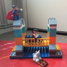 Duplo bundle 10599 super heroes Superman Wonder Woman /MotorBike incomplete read