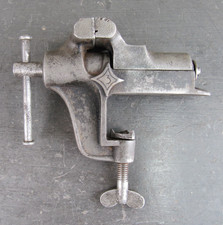 Antique Bench Vice - Jewellers Clockmakers 3" Clamp Vice - For Repair