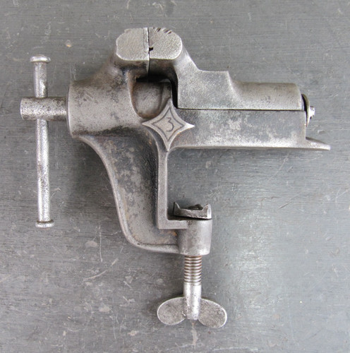 Antique bench vice jewellers - bench,