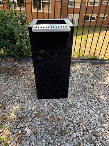 Tall planter with stainless - with,