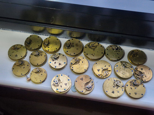 Pocket watch movement lot