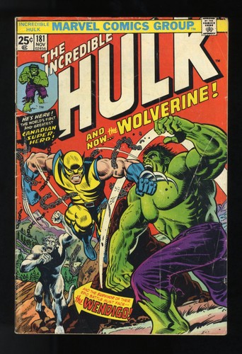 Incredible hulk 181 - hulk, vg+