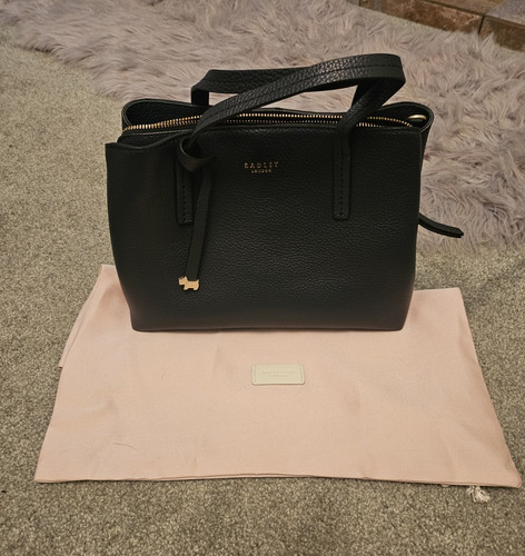 Radley navy pebbled leather - navy,