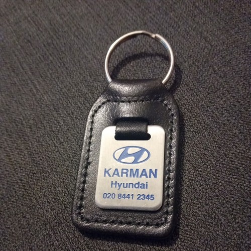 Krmaan hyundai leather - leather, keyring
