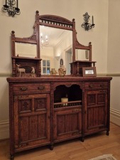 Antique Oak Chiffonier