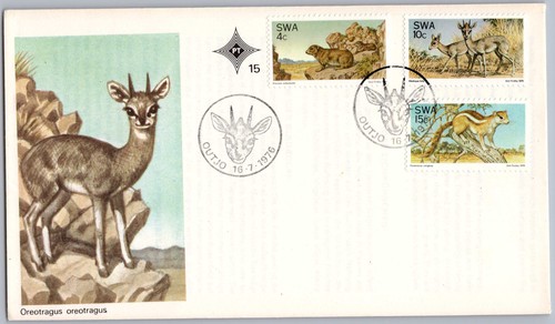 Swa 1976 wildlife fdc - swa,