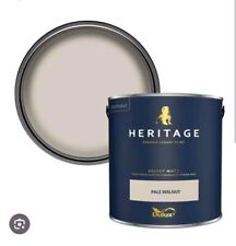 DULUX HERITAGE PAINT  SAMPLE 10ML - PALE WALNUT VELVET MATT EMULSION 