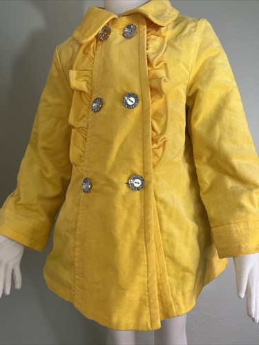 Gymboree yellow velvet coat - gymboree,