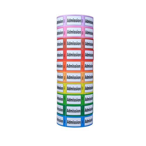 Admission roll tickets pack - roll,