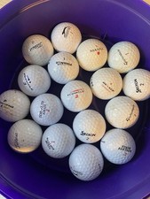 Used Golf Balls X 17.  Different Brands